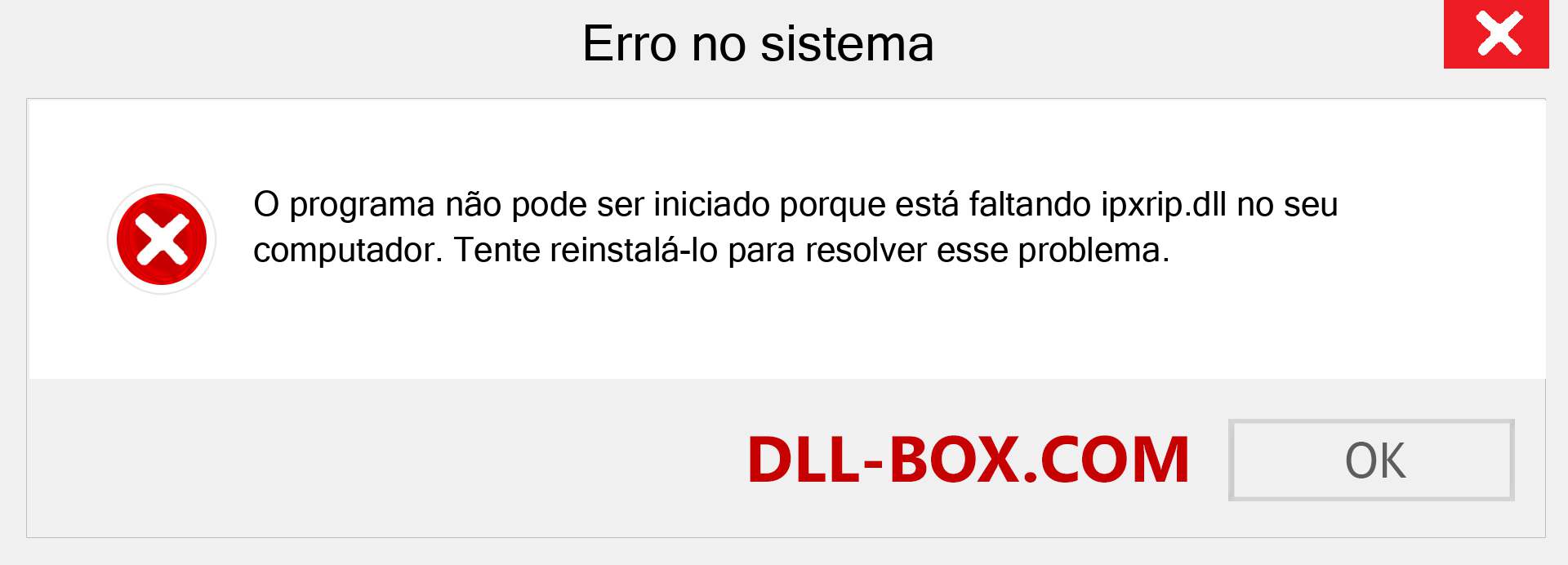 Arquivo ipxrip.dll ausente ?. Download para Windows 7, 8, 10 - Correção de erro ausente ipxrip dll no Windows, fotos, imagens